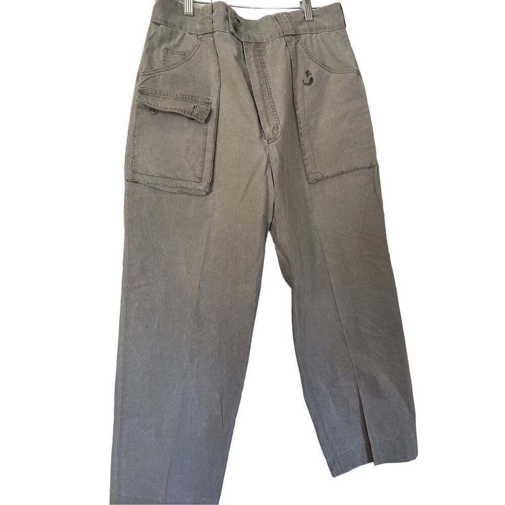 Fox Fire Men's Green Hunting Knife Pocket Cargo Pants Size 38 / 29